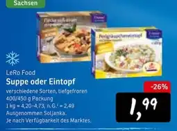 KONSUM LeRo Food Suppe oder Eintopf Angebot
