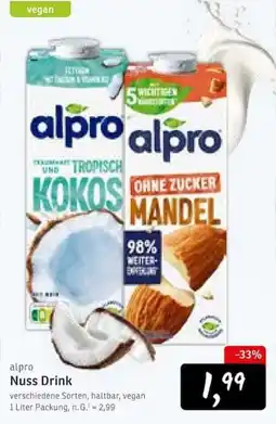 KONSUM alpro Nuss Drink Angebot