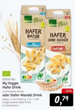 KONSUM EDEKA Bio My Veggie Hafer Drink Angebot