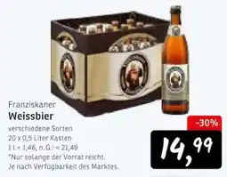 KONSUM Franziskaner Weissbier Angebot
