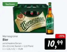 KONSUM Wernesgrüner Bier Angebot