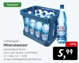 KONSUM Lichtenauer Mineralwasser Angebot