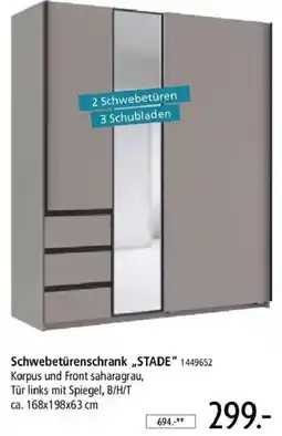 Zurbrüggen Schwebetürenschrank "STADE" Angebot