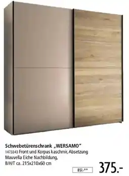 Zurbrüggen Schwebetürenschrank "WERSAMO" Angebot