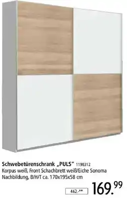 Zurbrüggen Schwebetürenschrank "PULS" Angebot