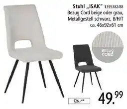 Zurbrüggen Stuhl „ISAK“ Angebot