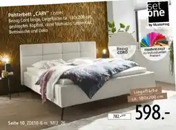 Zurbrüggen Polsterbett „CARY“ set one by Musterring Angebot