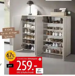 Zurbrüggen XXL-Schuhschrank Angebot