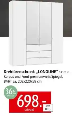 Zurbrüggen Drehtürenschrank "LONGLINE" Angebot