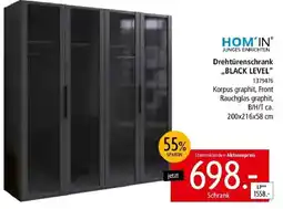 Zurbrüggen HOM'IN Drehtürenschrank „BLACK LEVEL“ Angebot