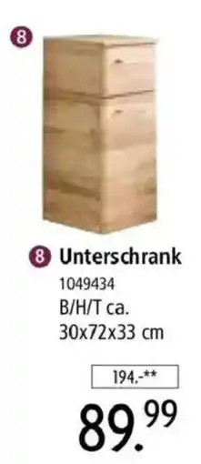 Zurbrüggen Unterschrank Angebot