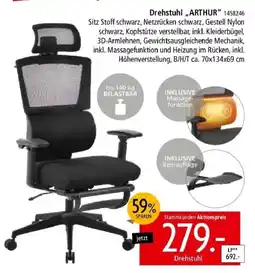 Zurbrüggen Drehstuhl „ARTHUR“ Angebot