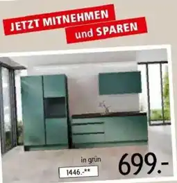 Zurbrüggen Küche in grün Angebot