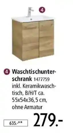 Zurbrüggen Waschtischunterschrank Angebot