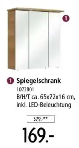Zurbrüggen Spiegelschrank Angebot