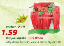 Hepsi-Markt West Fresh Kapya Paprika Türk Biberi Angebot
