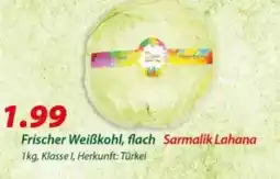 Hepsi-Markt Frischer Weißkohl, flach Sarmalik Lahana Angebot