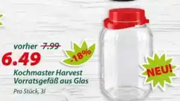 Hepsi-Markt Kochmaster Harvest Vorratsgefäß aus Glas Angebot