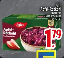 Edeka iglo Apfel-Rotkohl Angebot