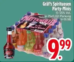 Edeka Gräf's Spirituosen Party-Minis Angebot