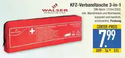 E-Center WALSER KFZ-Verbandtasche 3-in-1 Angebot