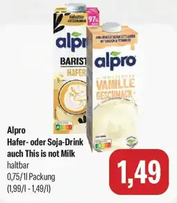 Feneberg Alpro Hafer- oder Soja-Drink auch This is not Milk Angebot