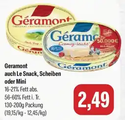Feneberg Géramont auch Le Snack, Scheiben oder Mini Angebot