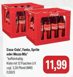 Feneberg Coca-Cola, Fanta, Sprite oder Mezzo Mix Angebot