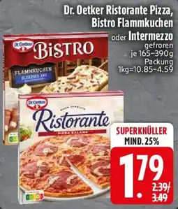 Edeka Dr. Oetker Ristorante Pizza, Bistro Flammkuchen oder Intermezzo Angebot