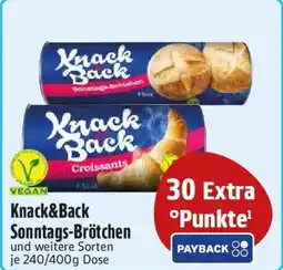 Edeka Knack&Back Sonntags-Brötchen Angebot