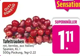 Edeka GUT & GÜNSTIG Tafeltrauben Angebot