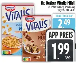Edeka Dr. Oetker Vitalis Müsli Angebot