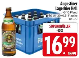 Edeka Augustiner Lagerbier Hell Angebot