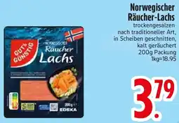 Edeka Norwegischer Räucher-Lachs Angebot