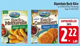 Edeka Alpenhain Back-Käse Angebot