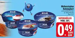 Edeka Weihenstephan Rahmjoghurt Angebot