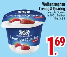 Edeka Weihenstephan Cremig & Quarkig Angebot