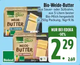 Edeka Bio-Weide-Butter Angebot