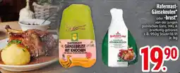 Edeka Hafermast Gänsekeulen oder brust Angebot