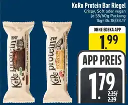 Edeka KoRo Protein Bar Riegel Angebot