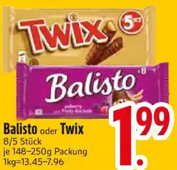 Edeka Balisto oder Twix Angebot
