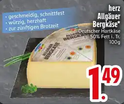 Edeka herz Allgäuer Bergkäse Angebot
