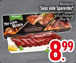 Edeka Wiesbauer Sous vide Spareribs Angebot