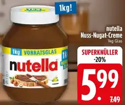 Edeka nutella Nuss-Nugat-Creme Angebot
