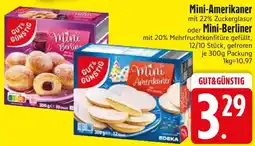 Edeka GUT & GÜNSTIG Mini Amerikaner oder Mini-Berliner Angebot