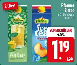 Edeka Pfanner Eistee Angebot