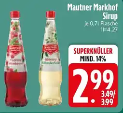 Edeka Mautner Markhof Sirup Angebot
