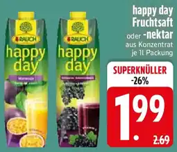 Edeka happy day Fruchtsaft oder nektar Angebot