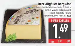 E-Center herz Allgäuer Bergkäse Angebot