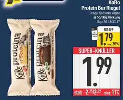 E-Center KoRo Protein Bar Riegel Angebot